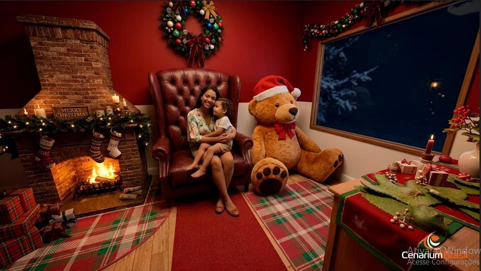 Interior da Casa do Papai Noel